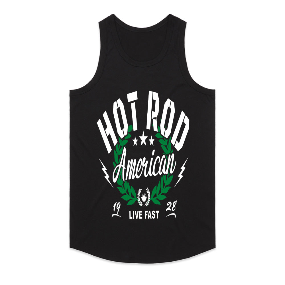 Hot Rod American – Live Fast Vintage Racing T-Shirt
