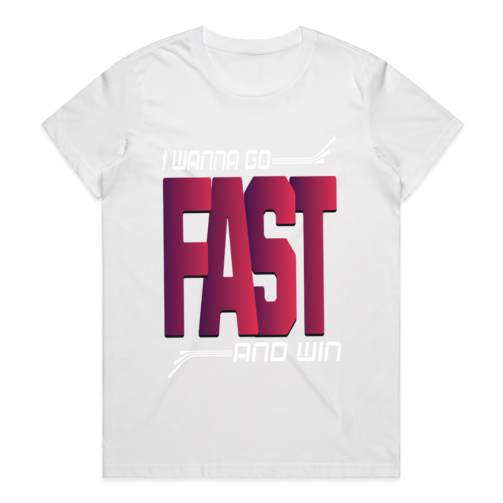 I Wanna Go Fast and Win – Speed Racer Streetwear T-Shirt