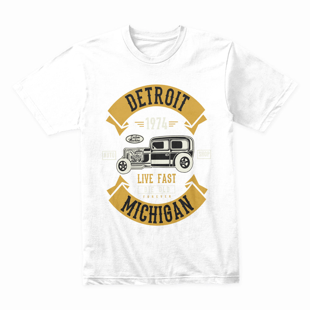 Detroit 1974 Hot Rod Classic – Vintage Muscle Car T-Shirt