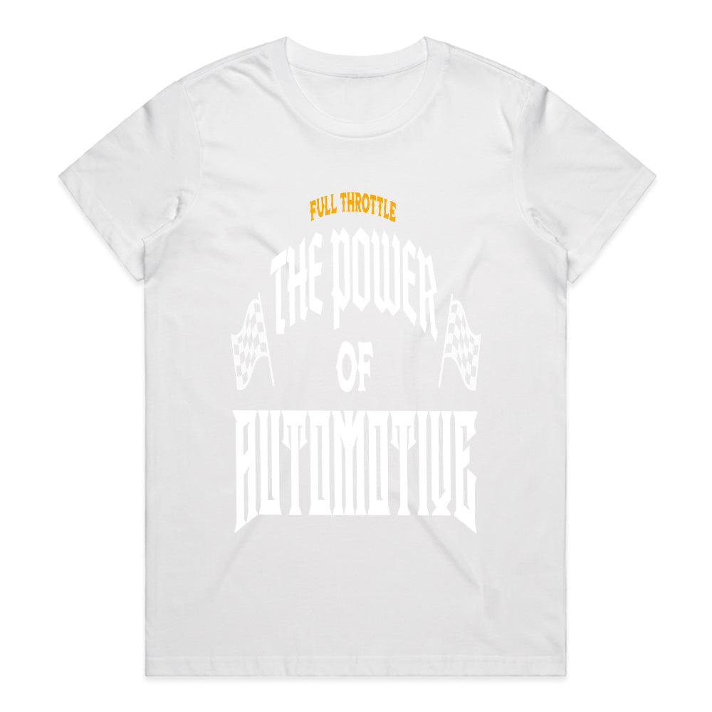 Full Throttle – The Power of Automotive Racing T-Shirt