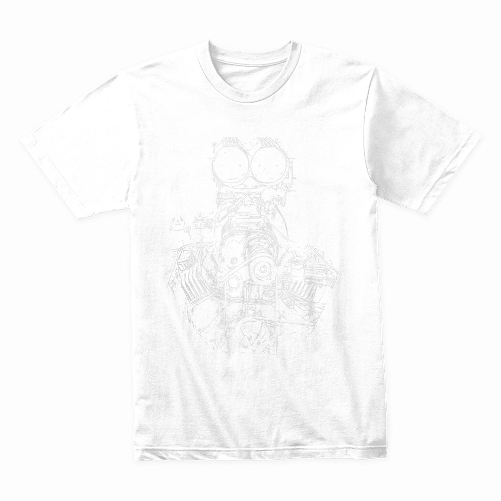 Blown V8 Engine Blueprint – Vintage Hot Rod T-Shirt