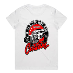 Classic Hot Rod Custom T-Shirt – Vintage 1984 Retro Speed & Muscle Car Tee