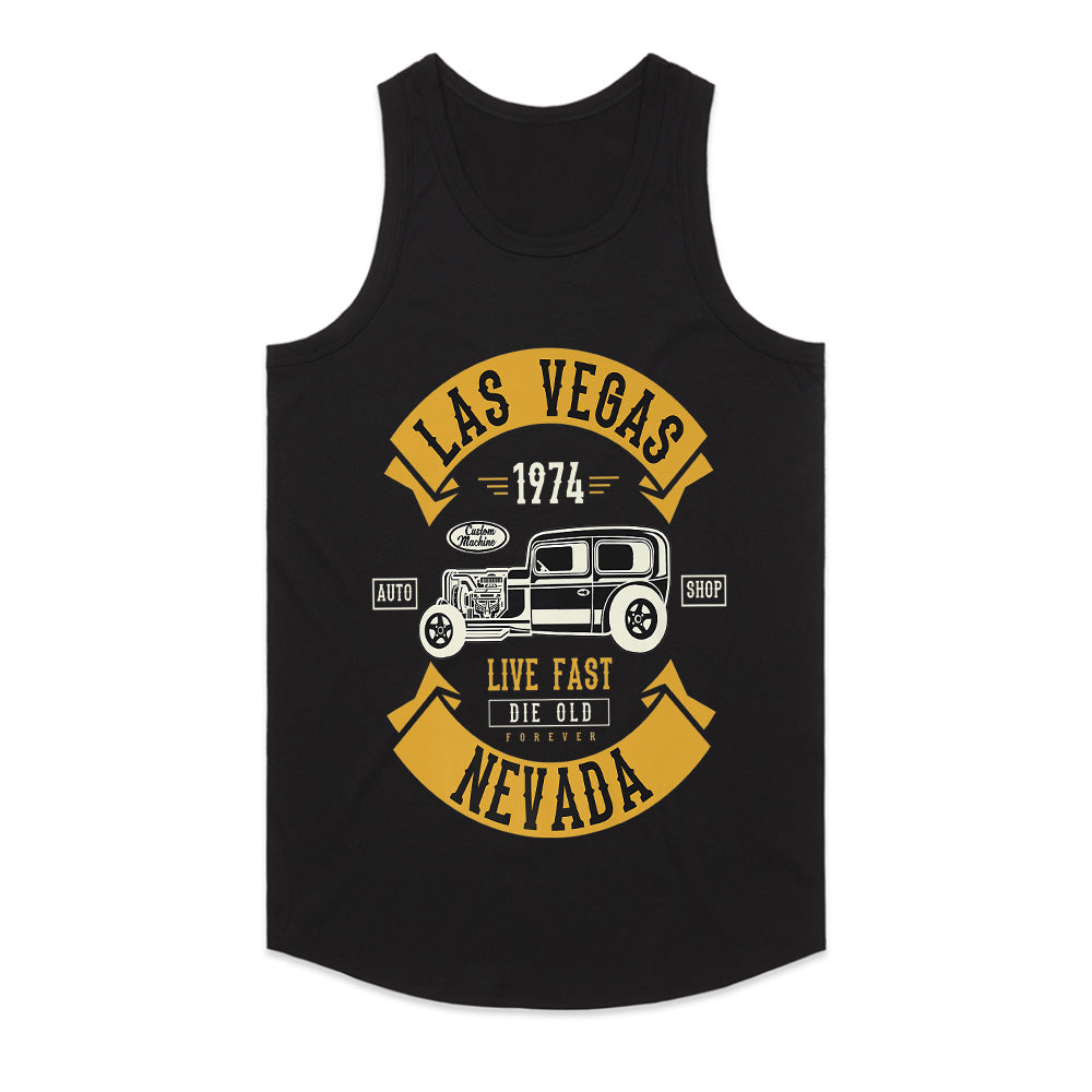 Las Vegas Vintage Hot Rod T-Shirt – Classic Muscle Car Lovers Tee