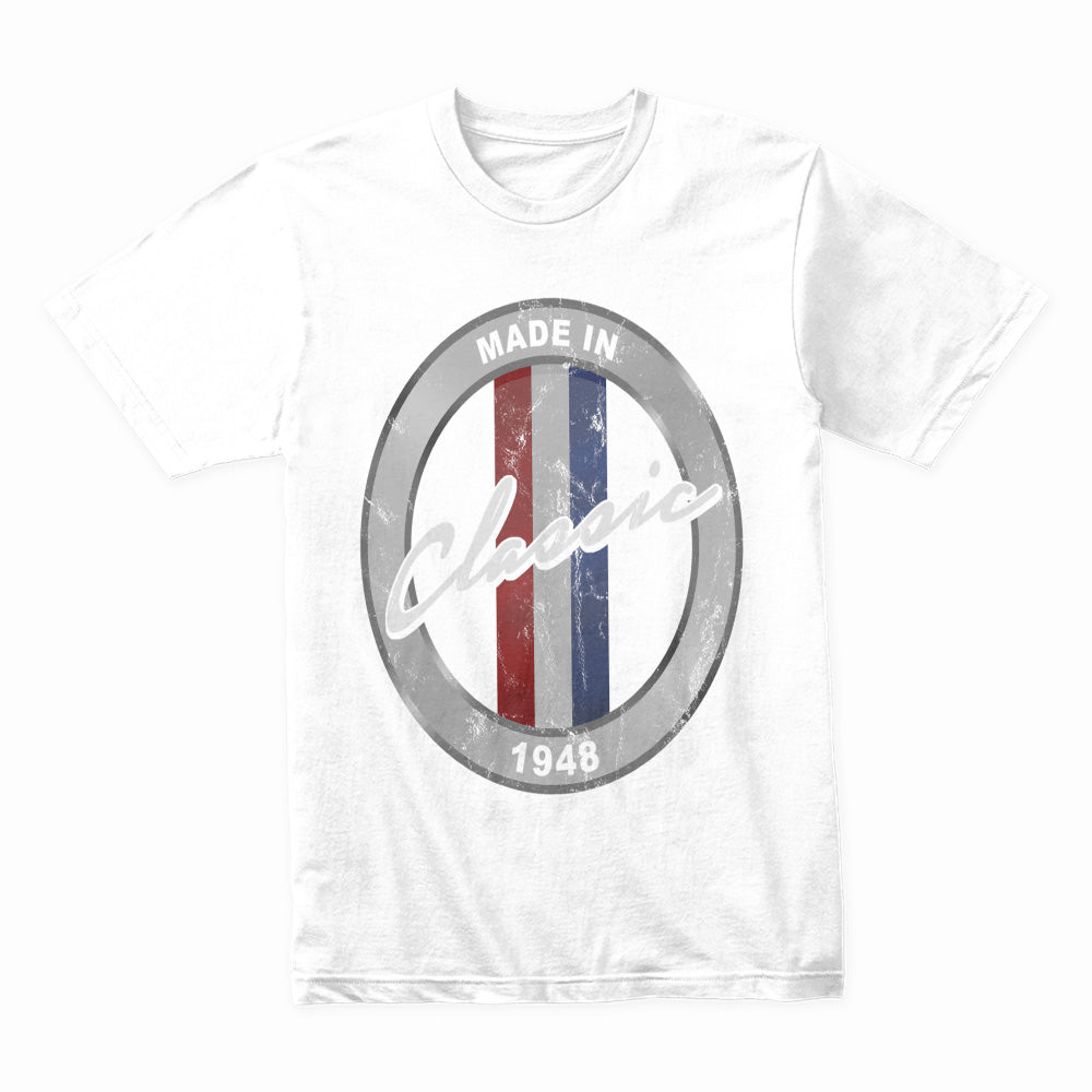 Made In 1948 Classic Vintage T-Shirt – 73 Years of Timeless Style
