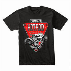 Custom Hot Rod Service & Repair T-Shirt – Vintage 1981 Classic Car Garage Tee