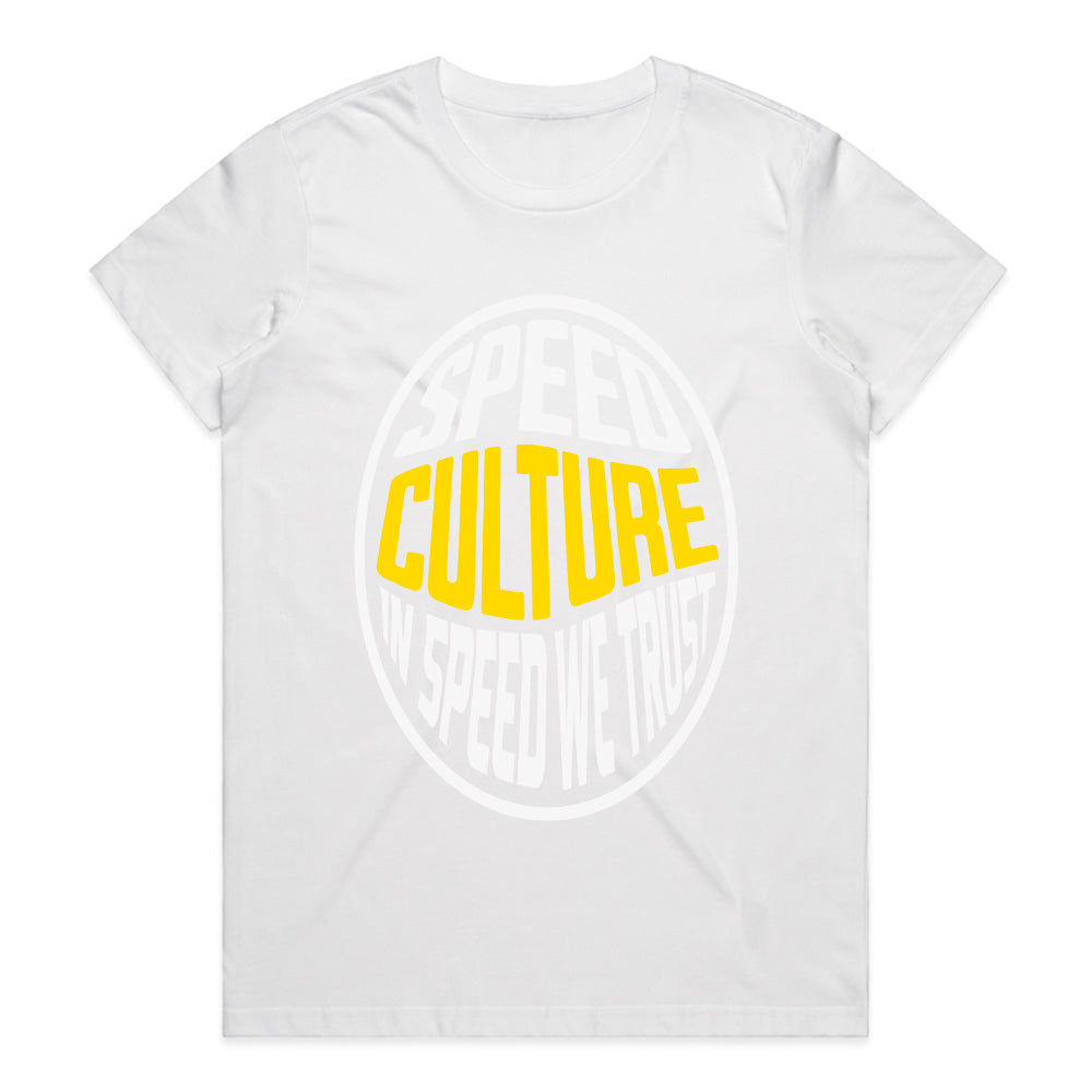 Speed Culture – In Speed We Trust Racing T-Shirt