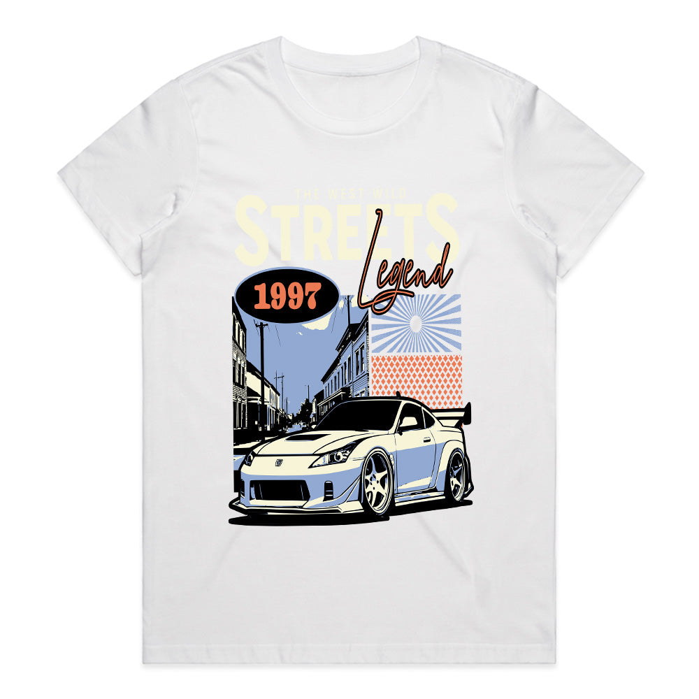 Streets Legend 1997" JDM Drift Car T-Shirt – Retro Street Racing Style