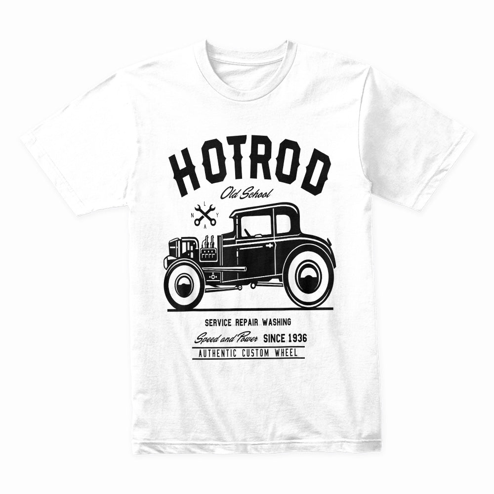 Old School Hot Rod T-Shirt – Classic Vintage Car Enthusiast Tee