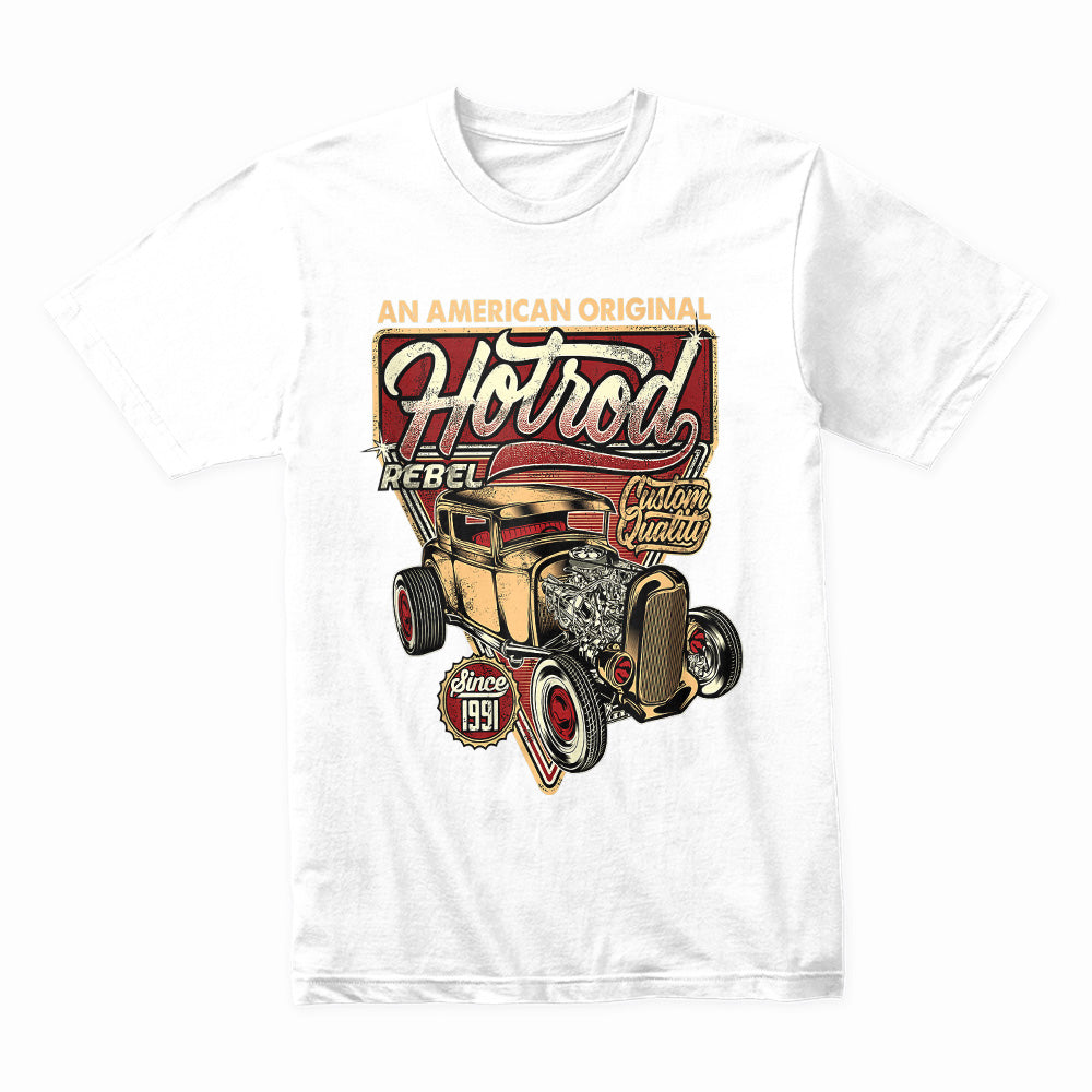 American Original Hot Rod Rebel T-Shirt – Vintage Custom Car Design