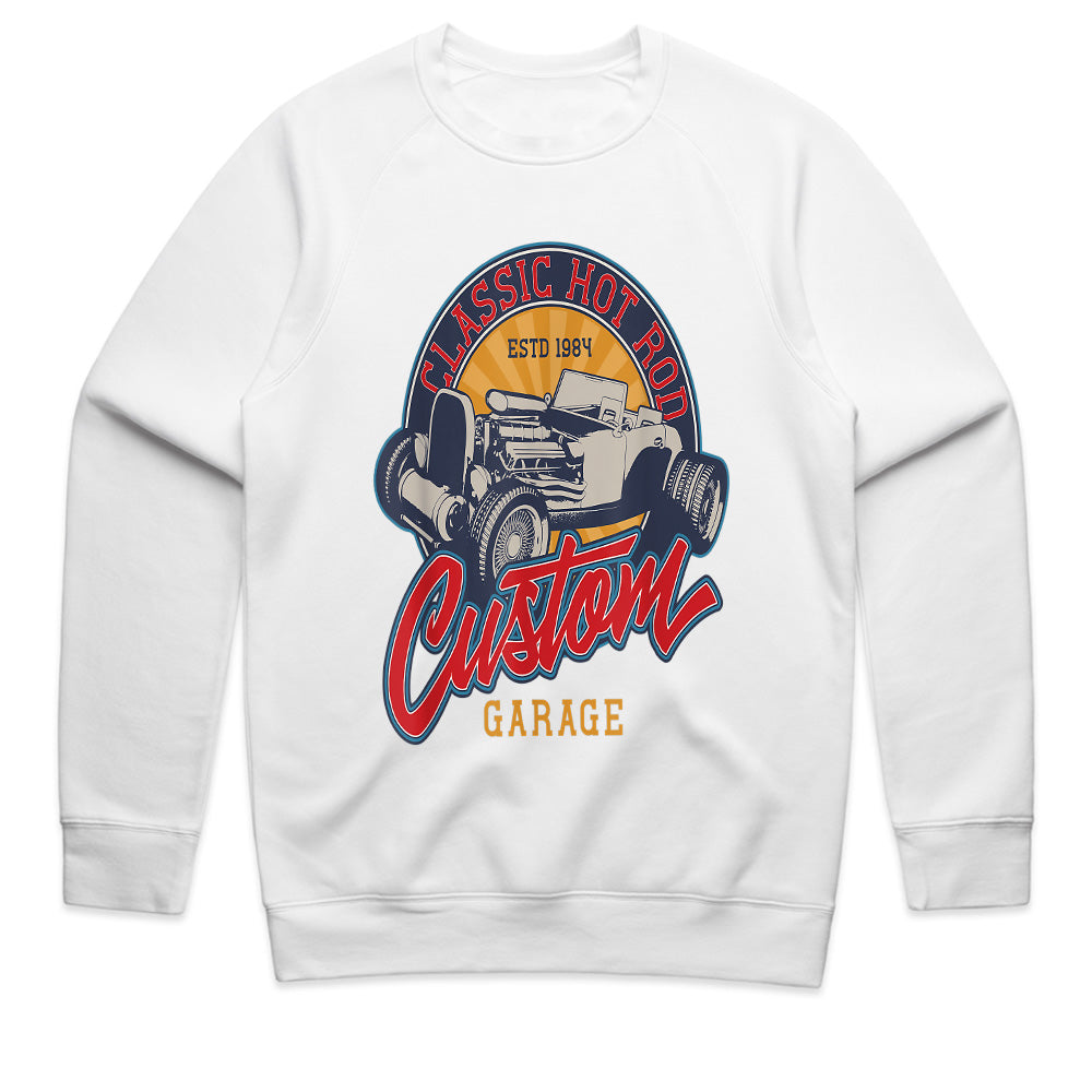 Classic Hot Rod Custom Garage T-Shirt – Vintage 1984 Retro Car Enthusiast Tee