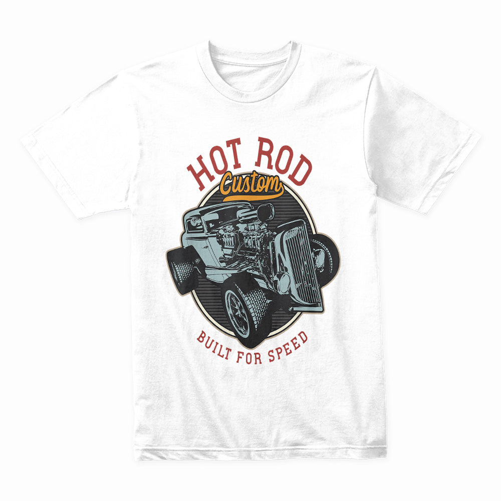 Vintage Hot Rod Custom T-Shirt – Built for Speed, Classic Muscle Car Apparel