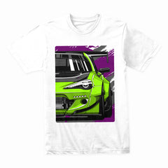 Widebody GT86 – Neon Green JDM Drift Machine T-Shirt