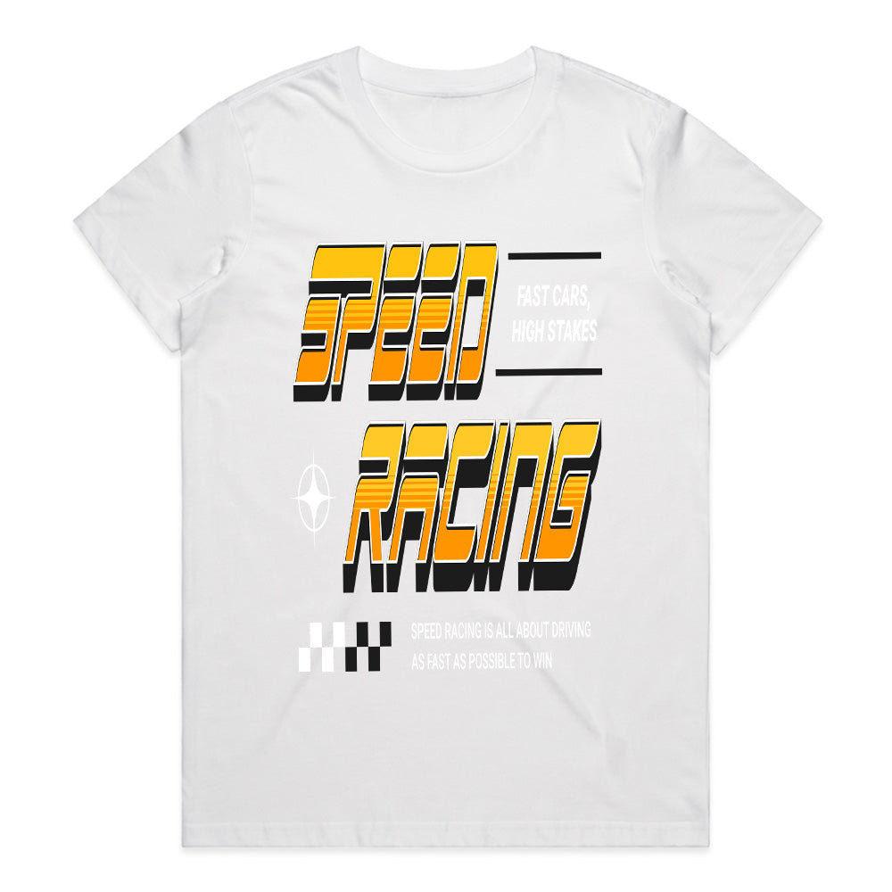 Speed Racing – Fast Cars, High Stakes Motorsport T-Shirt
