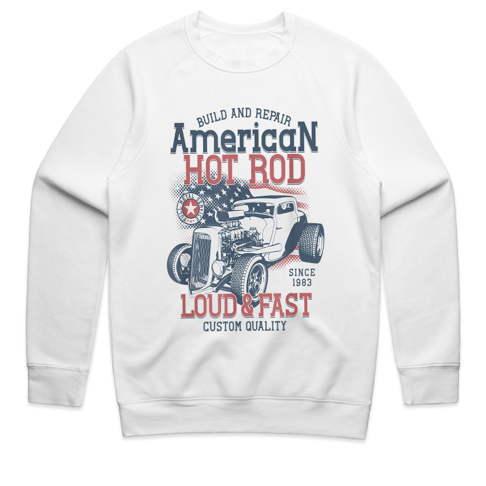 American Hot Rod T-Shirt – Loud & Fast Classic Car Style!