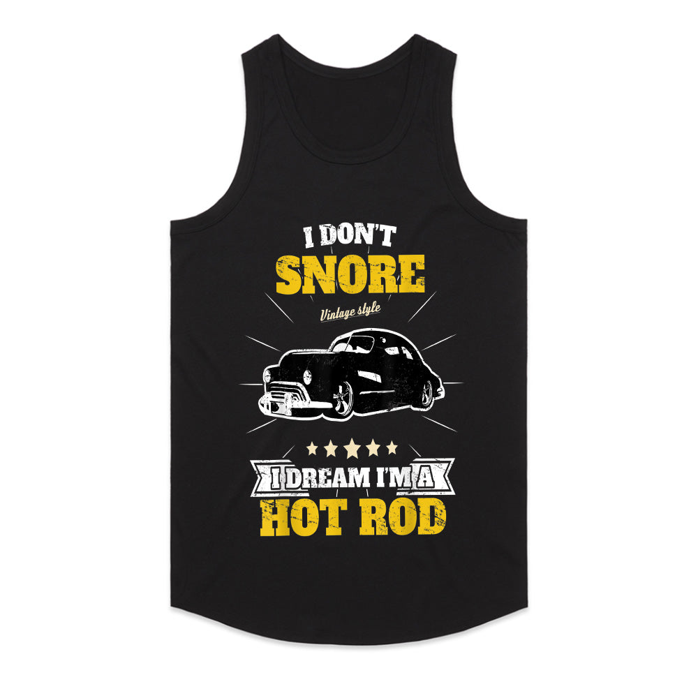 Vintage "I Don't Snore, I Dream I'm a Hot Rod" T-Shirt – Classic Car Enthusiast Tee