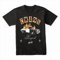 Chaos Brigade Retro Police Car Graphic Tee – Rebellion Streetwear Aesthetic