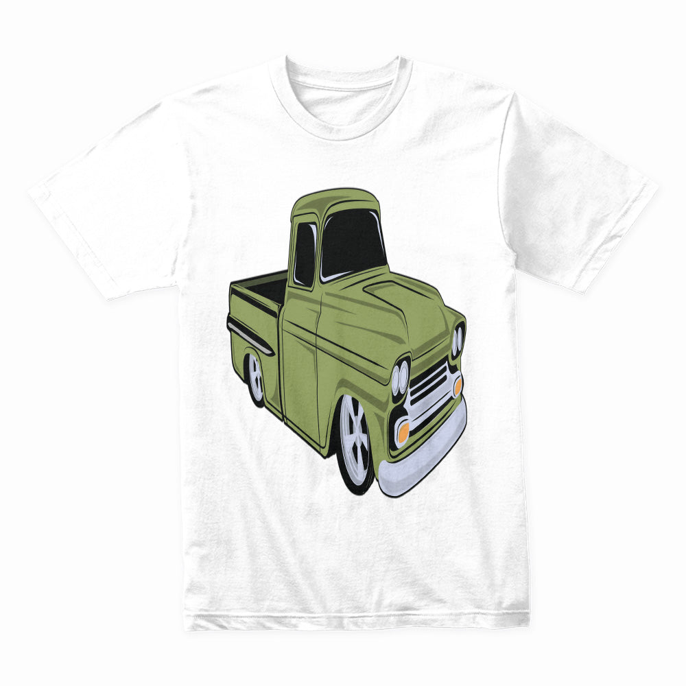 Vintage Lowrider Hot Rod Truck T-Shirt – Classic Custom Pickup Tee for Car Enthusiasts