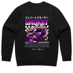 Smokey Drift Legend – JDM Street Racing Tee