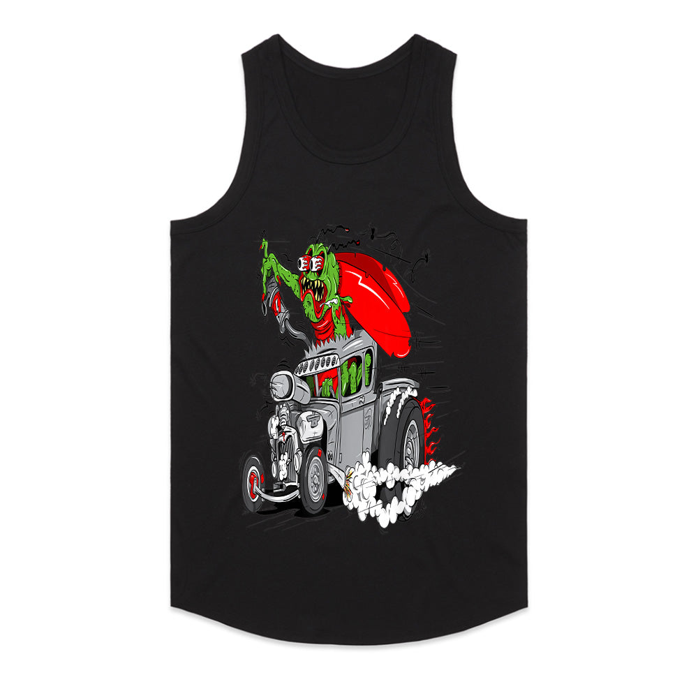 Vintage Rat Rod Racing T-Shirt – Wild Hot Rod Monster Car Show Illustration