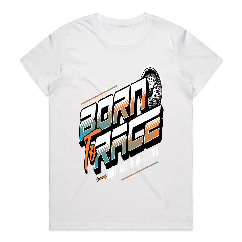 Born to Race Speedometer Streetwear T-Shirt – Drive Together, Win Together