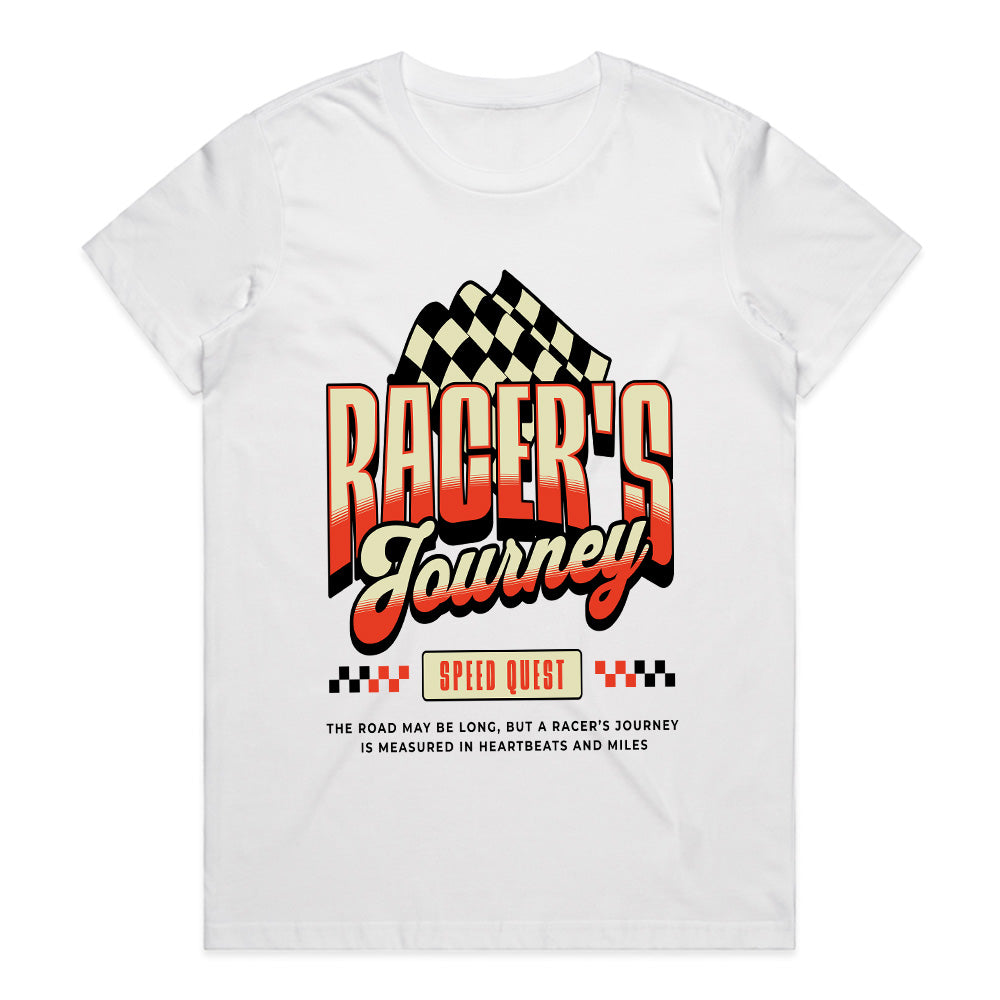 Racer’s Journey Retro Racing T-Shirt – Speed Quest Edition