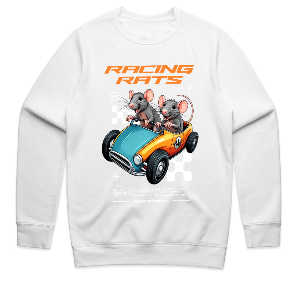 Racing Rats - Funny Racing Car Streetwear Graphic T-Shirt