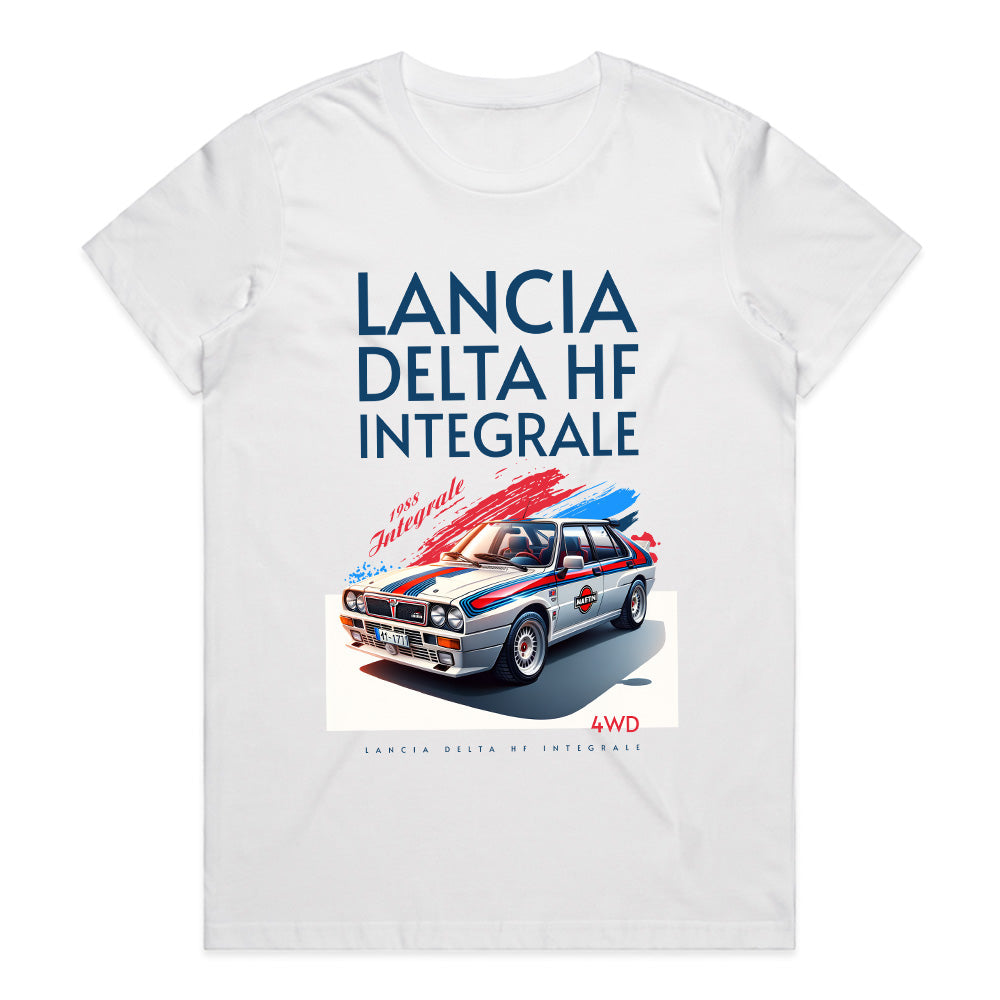 Lancia Delta HF Integrale – Iconic Rally Legend Graphic Tee