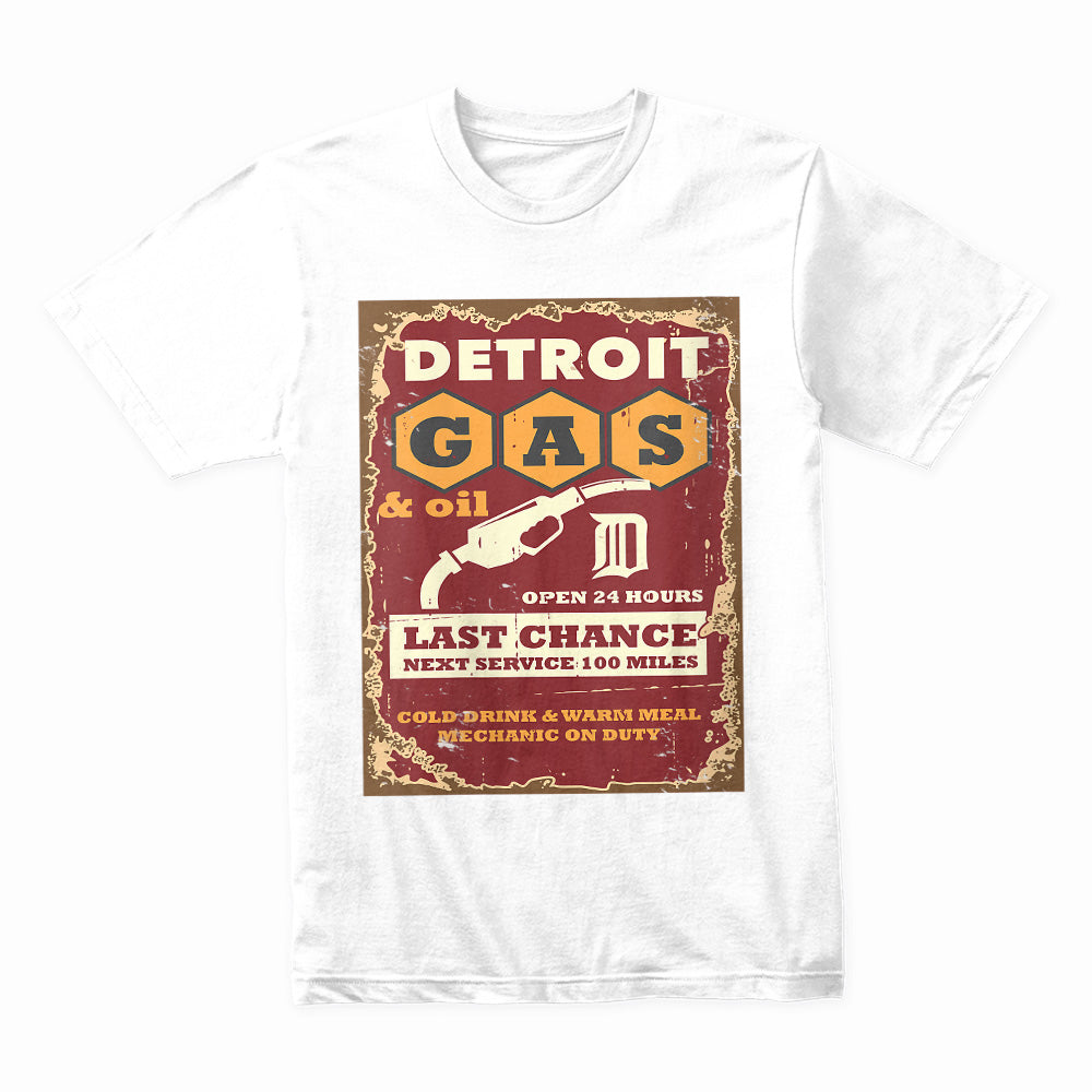 Detroit Gas & Oil" Vintage Service Station Sweatshirt