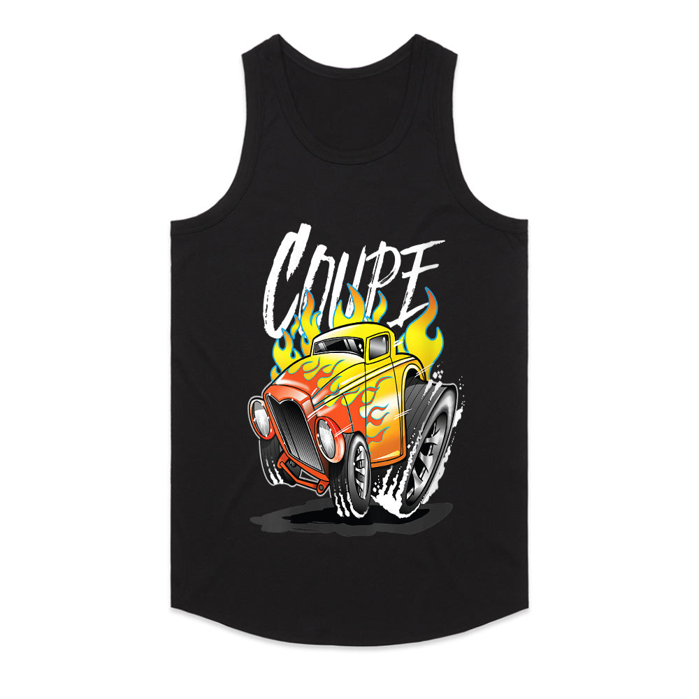Flaming Coupe Hot Rod Sweatshirt" – Vintage Gasser Style