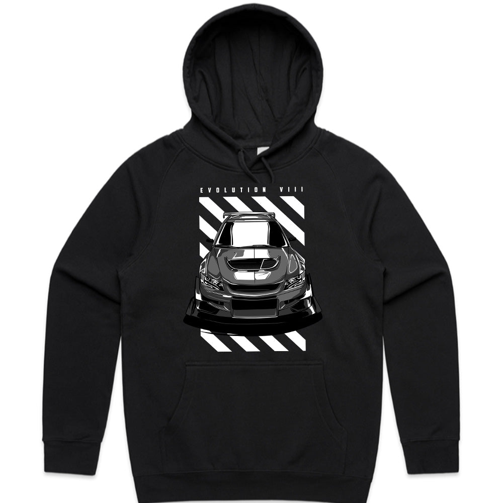 Evo VIII Front-End Dominance – JDM Legend T-Shirt