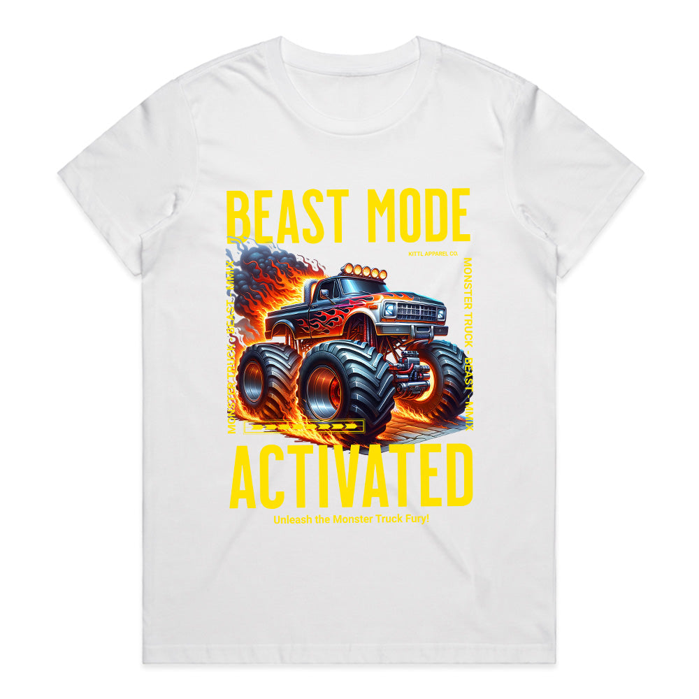 BEAST MODE ACTIVATED – Monster Truck Power T-Shirt