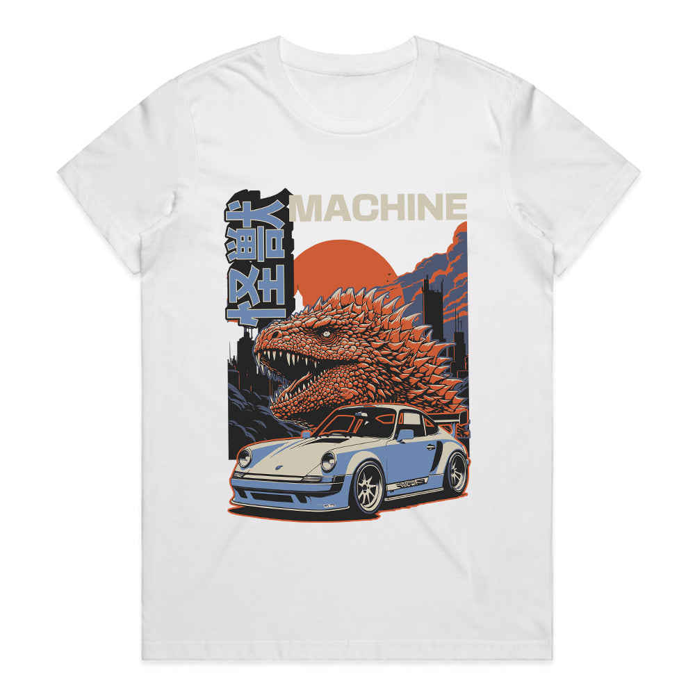 Kaiju Machine – Retro JDM Street Racing T-Shirt