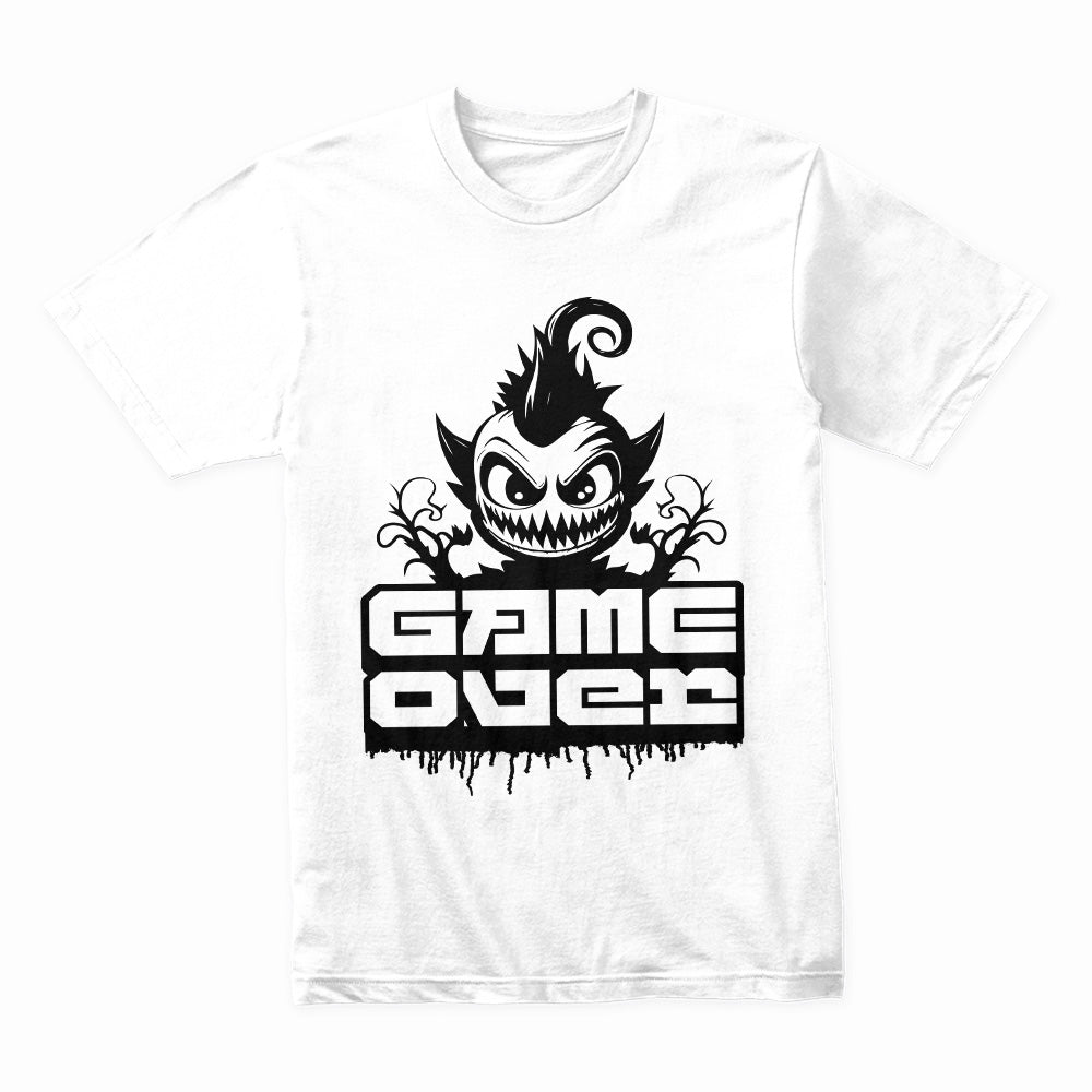 Dark Gamer "Game Over T-Shirt – Edgy Gothic Gaming Design