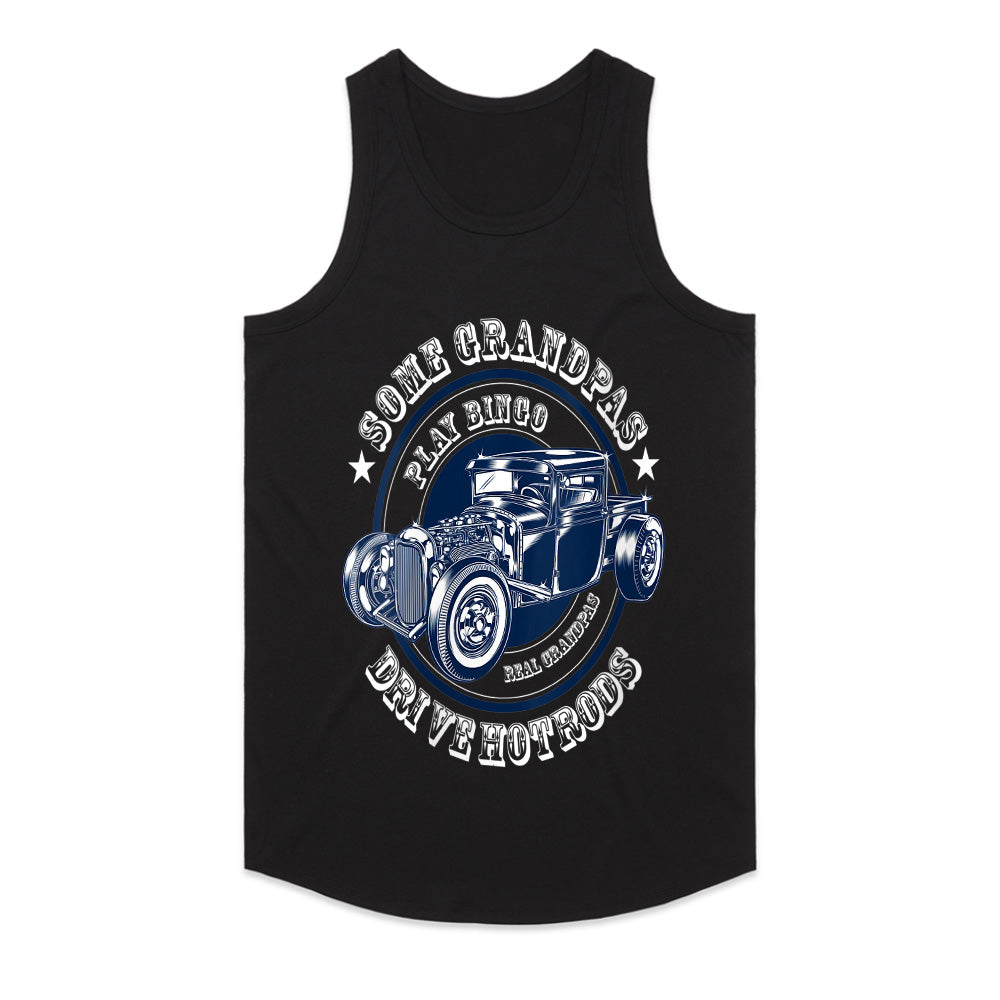 Hot Rod Grandpa Sweatshirt – Some Grandpas Play Bingo, Real Grandpas Drive Hot Rods