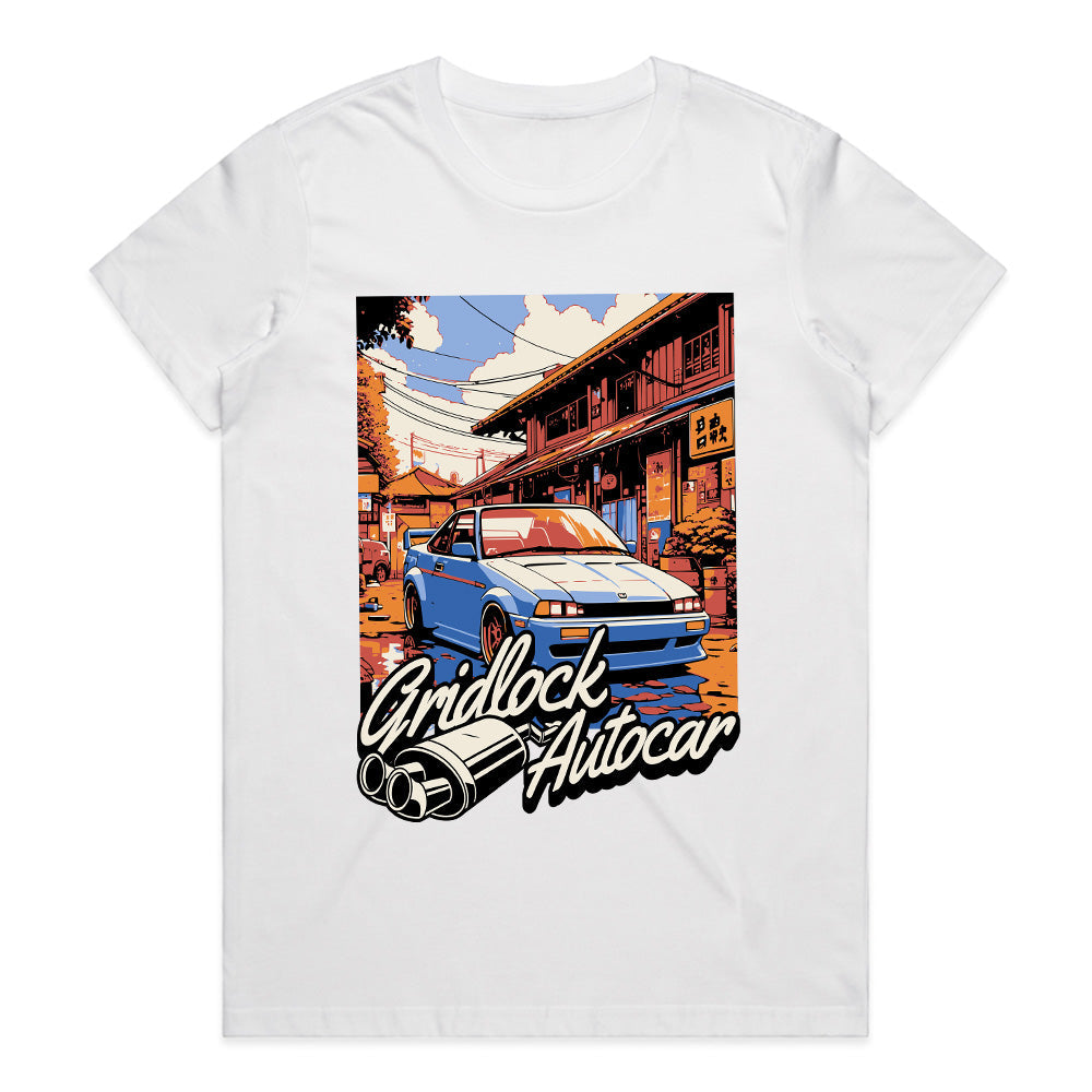 GRIDLOCK AUTOCAR T-Shirt – Retro JDM Street Scene