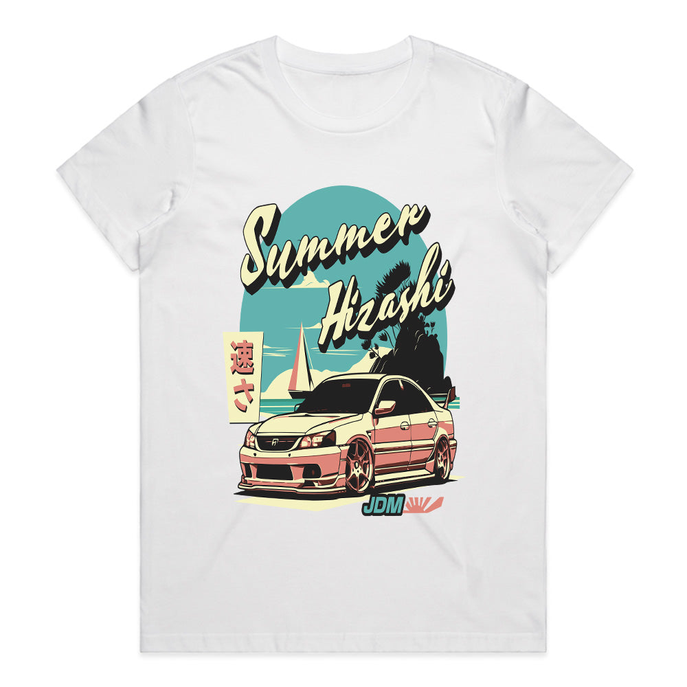 SUMMER HIZASHI JDM T-Shirt – Retro Vibes & Racing Spirit