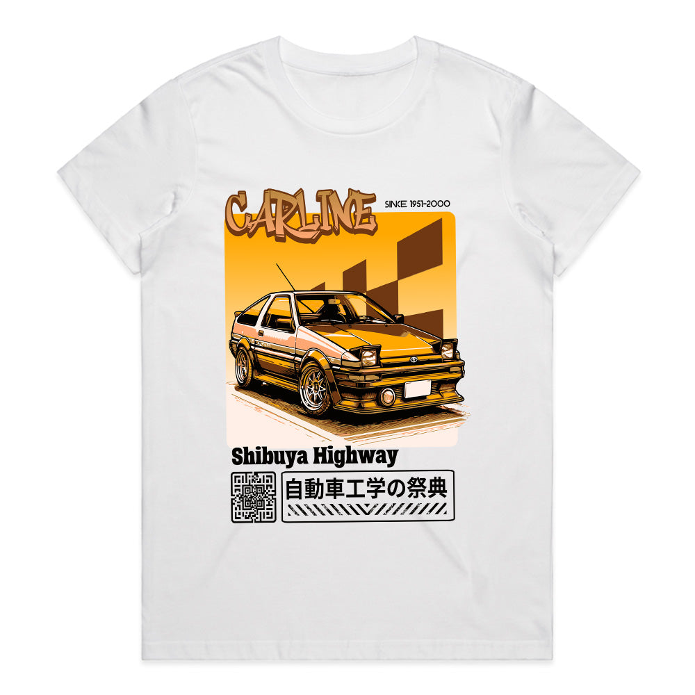 CARLINE AE86 T-Shirt – Shibuya Highway Street Racer