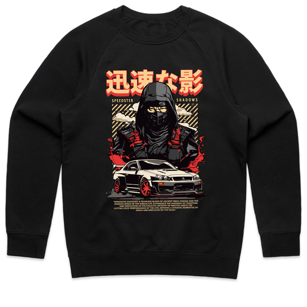 Speedster Shadows – Ninja JDM Street Racing Tee