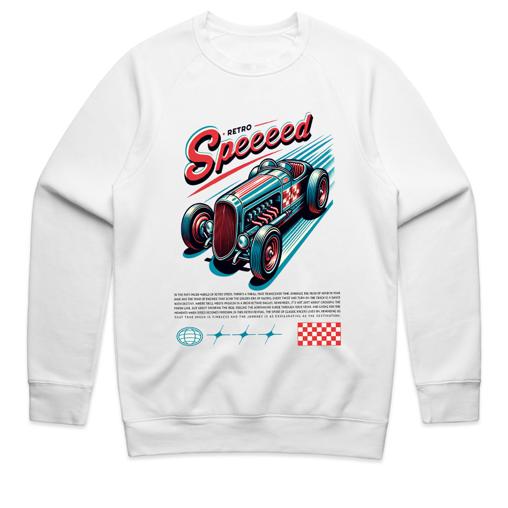 Retro Speed – Vintage Hot Rod Racing Graphic T-Shirt