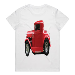 Classic Red Hot Rod T-Shirt – Vintage Muscle Car Enthusiast Retro Tee