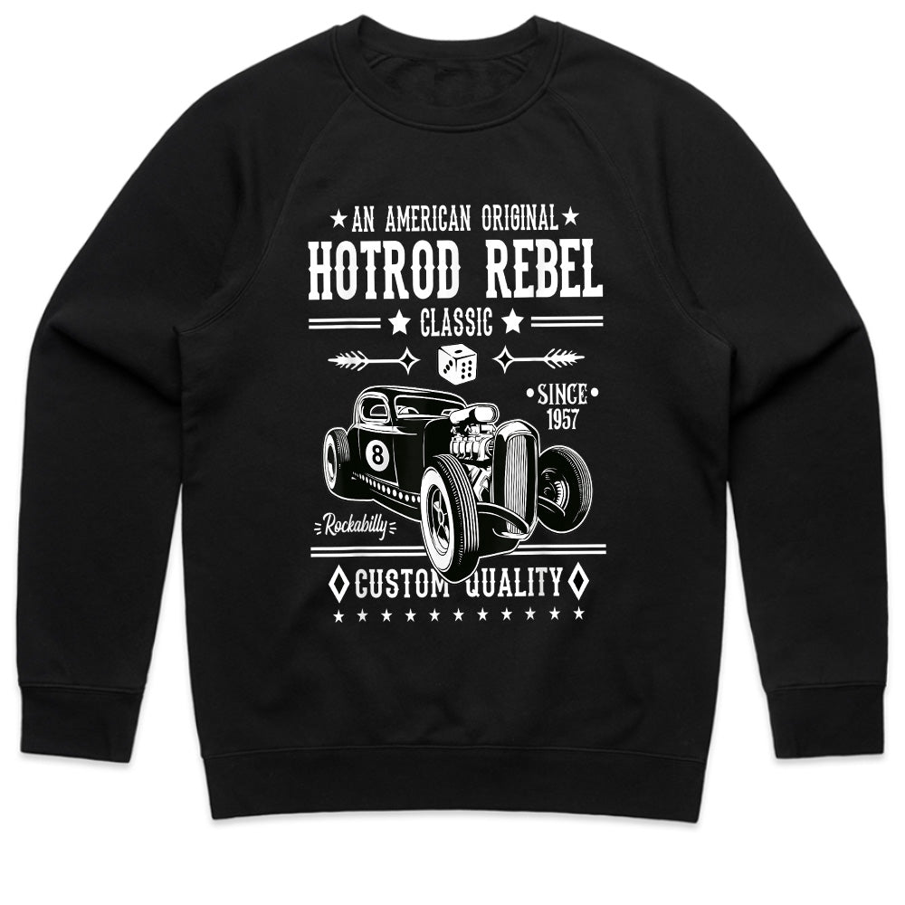 Hot Rod Rebel Classic T-Shirt – Vintage Rockabilly 1957 Custom Car Lover Tee