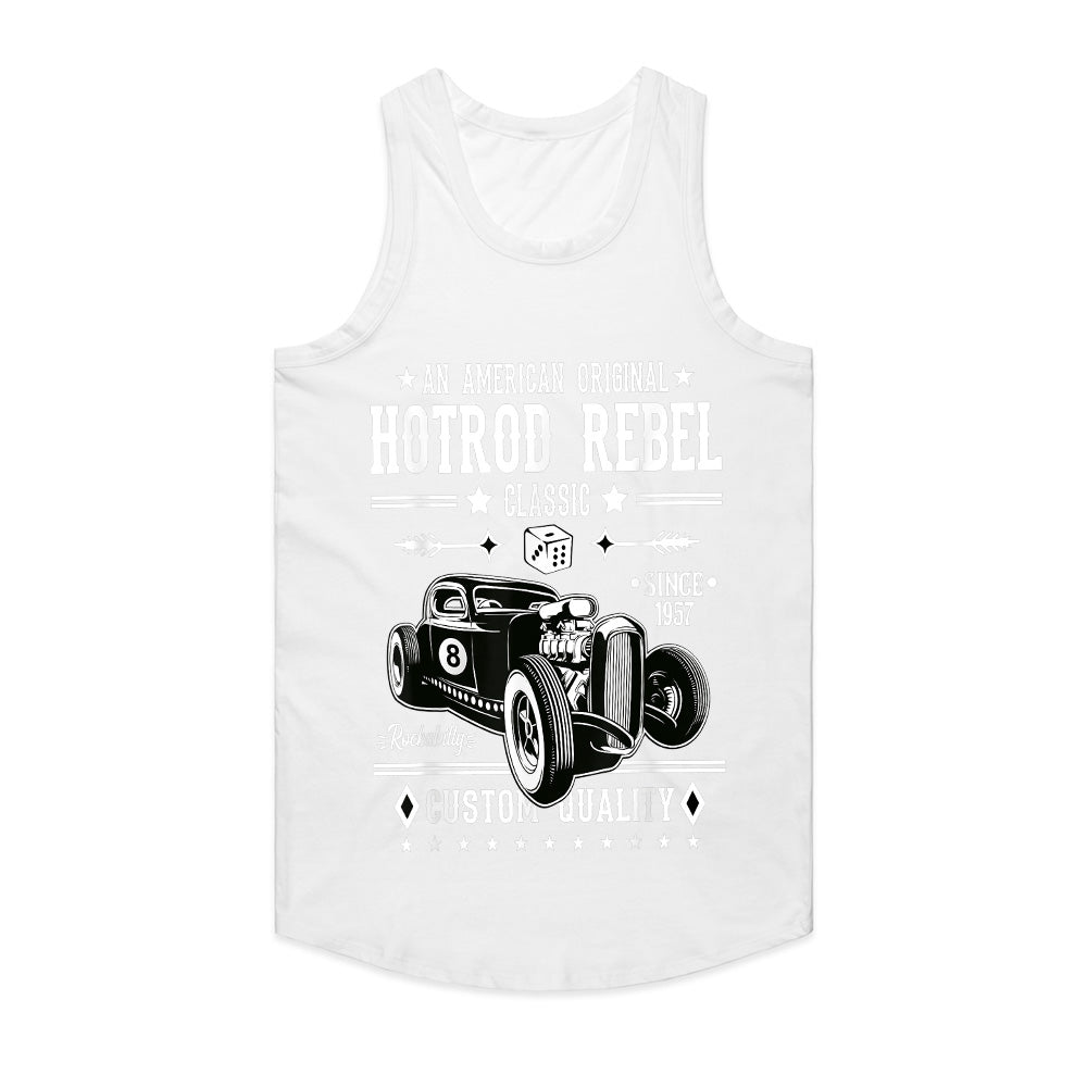 Hot Rod Rebel Classic T-Shirt – Vintage Rockabilly 1957 Custom Car Lover Tee