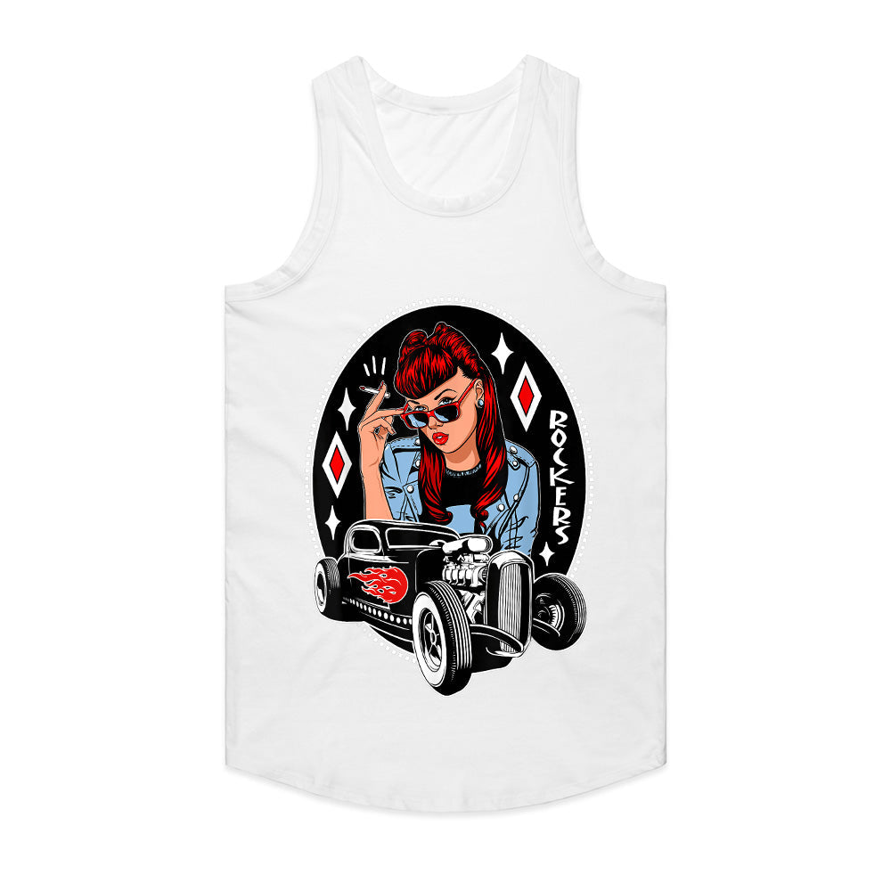 Rockabilly Rebel Hot Rod T-Shirt – 50s Vintage Pin-Up Car Culture Tee