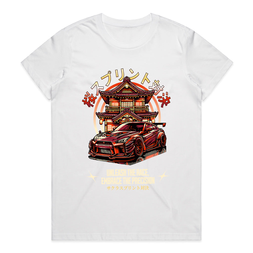 SAKURA SPRINT SHOWDOWN T-Shirt – Precision Meets Speed