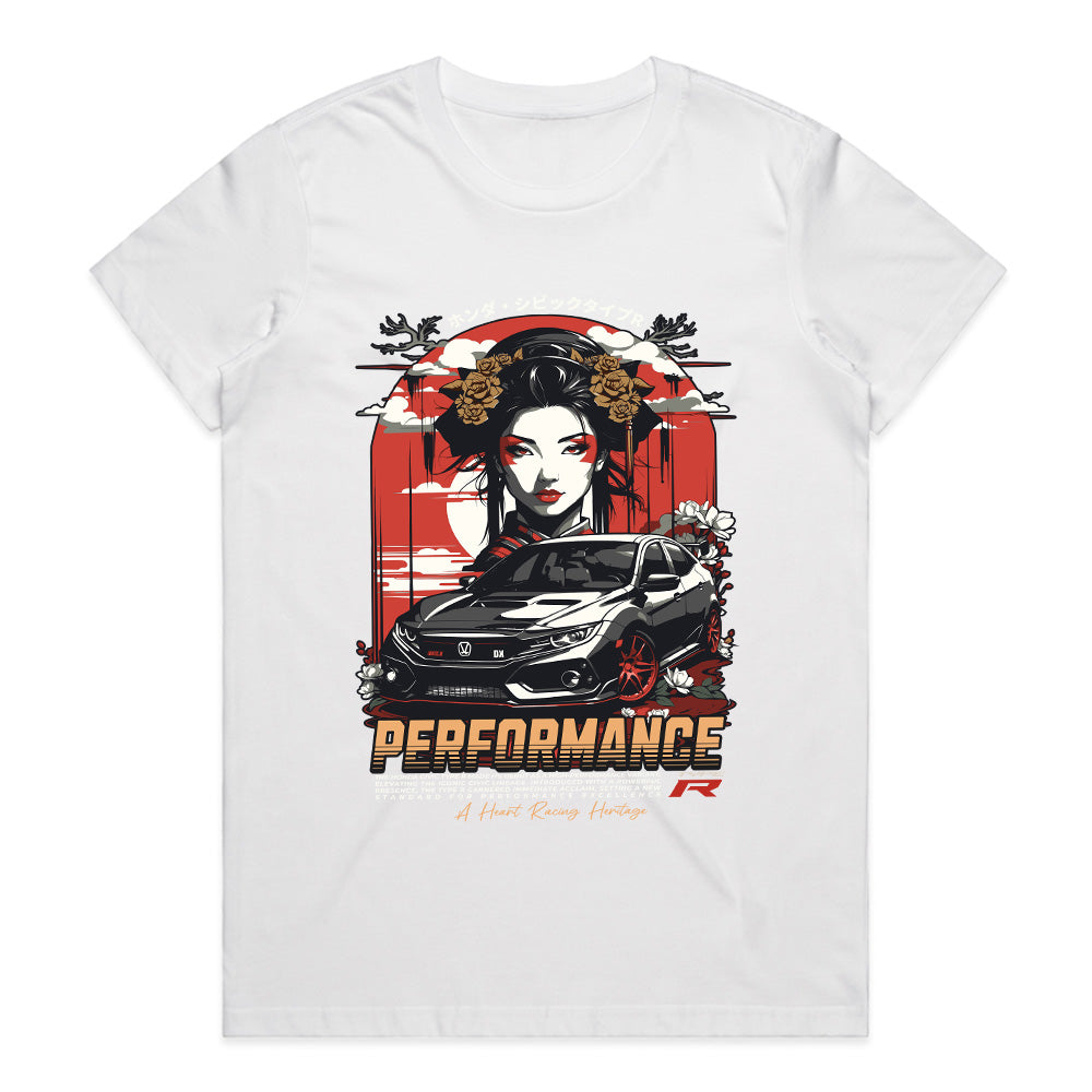 PERFORMANCE R T-Shirt – Honda Civic Type R Meets Japanese Elegance
