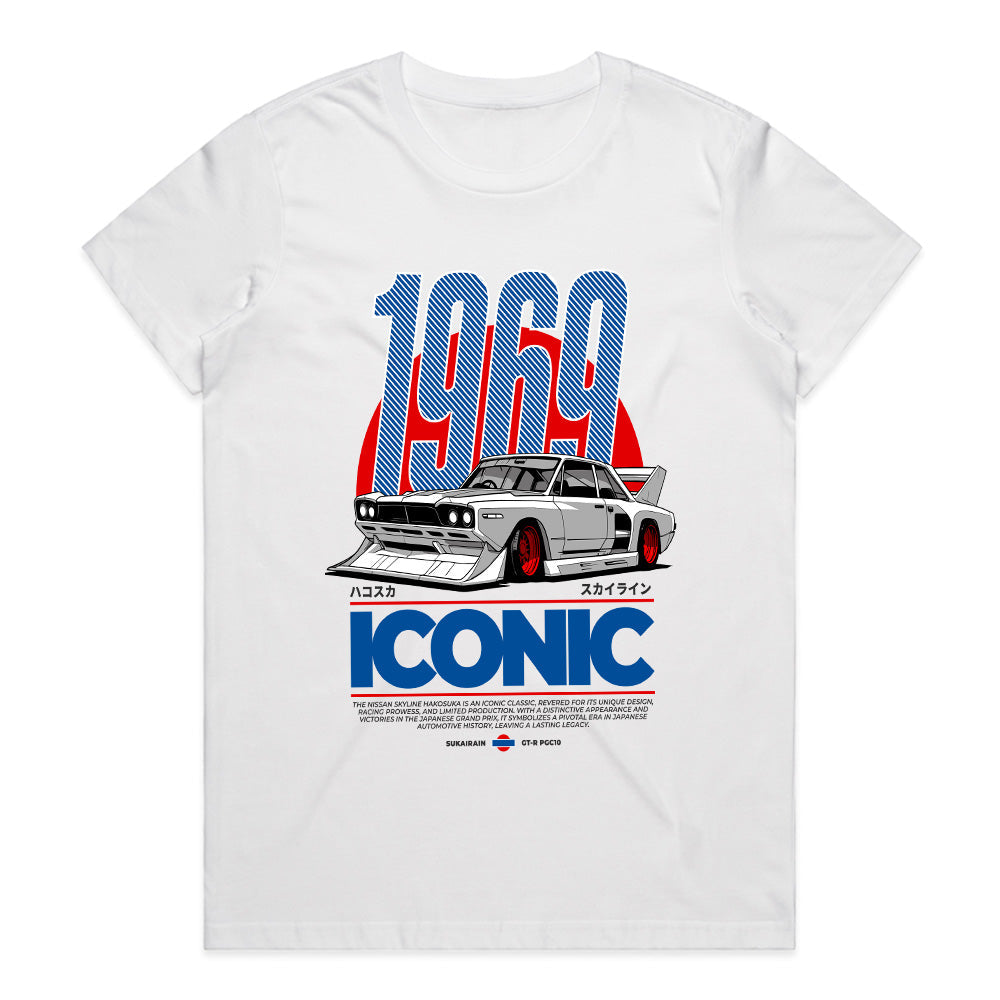 1969 ICONIC T-Shirt – Hakosuka Skyline Racing Legend
