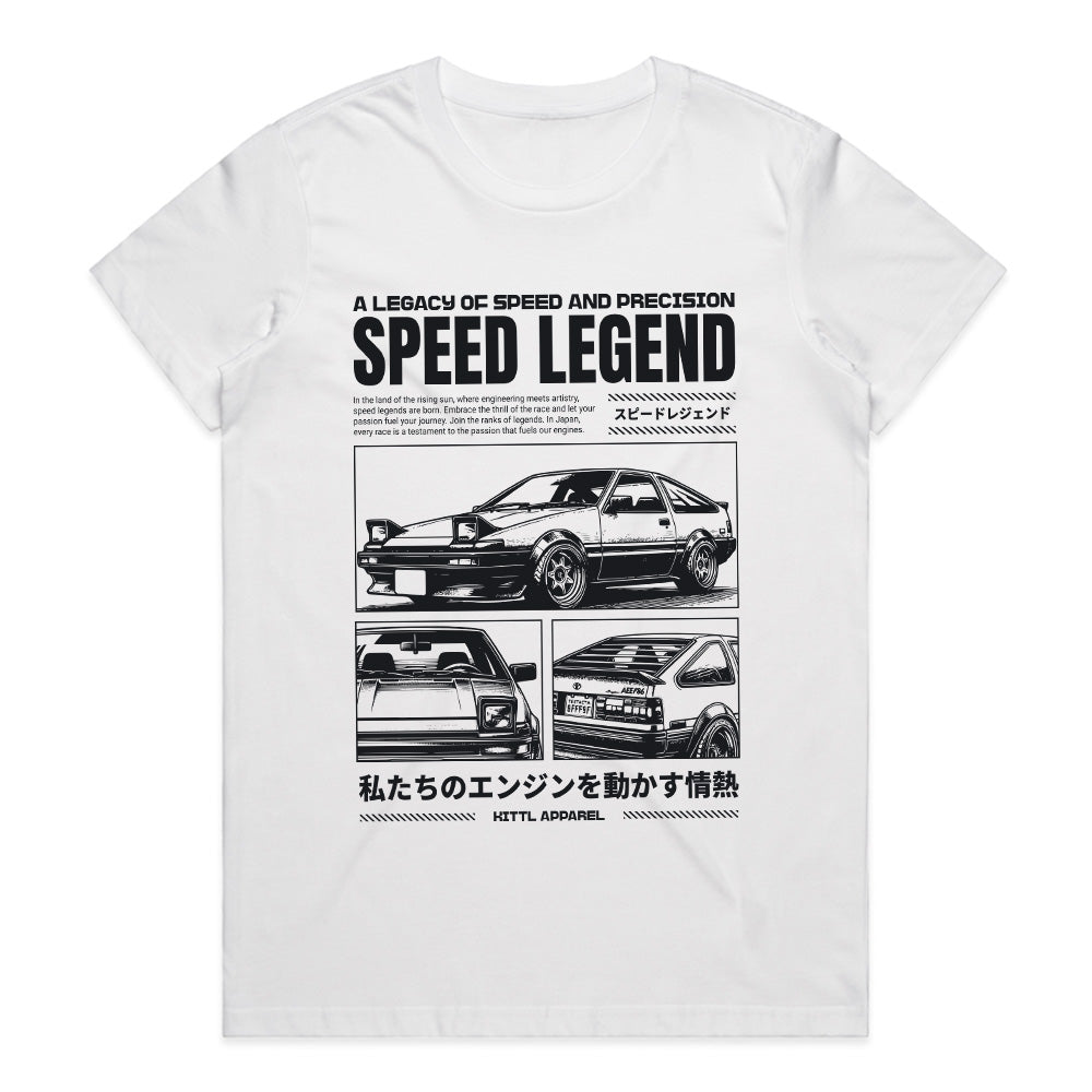 SPEED LEGEND T-Shirt – Subtle JDM Stealth Racing Design