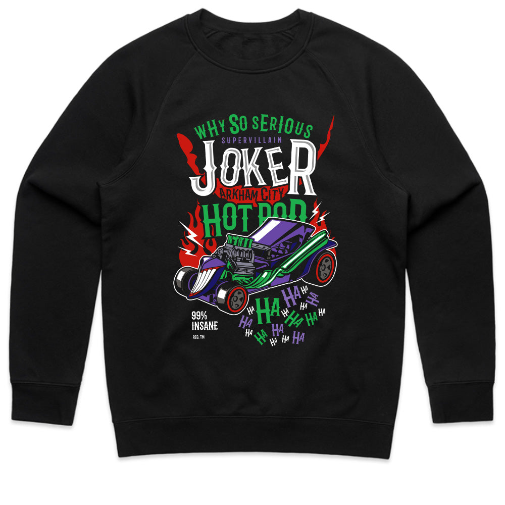 Arkham City Hot Rod T-Shirt – Villainous Speed & Chaos Design