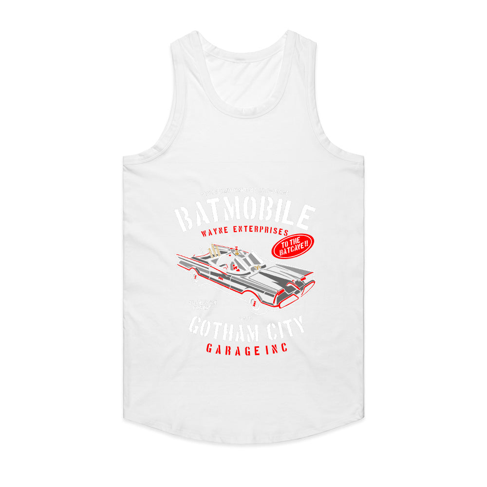 Batmobile Gotham City Garage T-Shirt – Classic Heroic Ride!