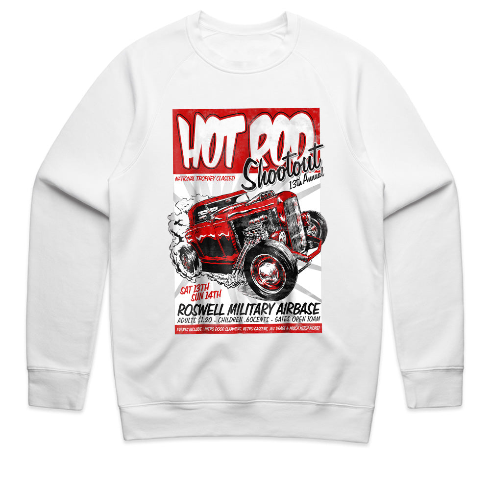 Hot Rod Shootout T-Shirt – Vintage Drag Racing Event Retro Tee